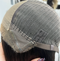 Pelucas Largas Sin Pegamento de Calidad 12A, Cabello Virgen Kosher, Cutícula Alineada, Raíz Plana, Balayage Marrón, Nudos Pequeños Individuales, con Forro, de Cabello Natural