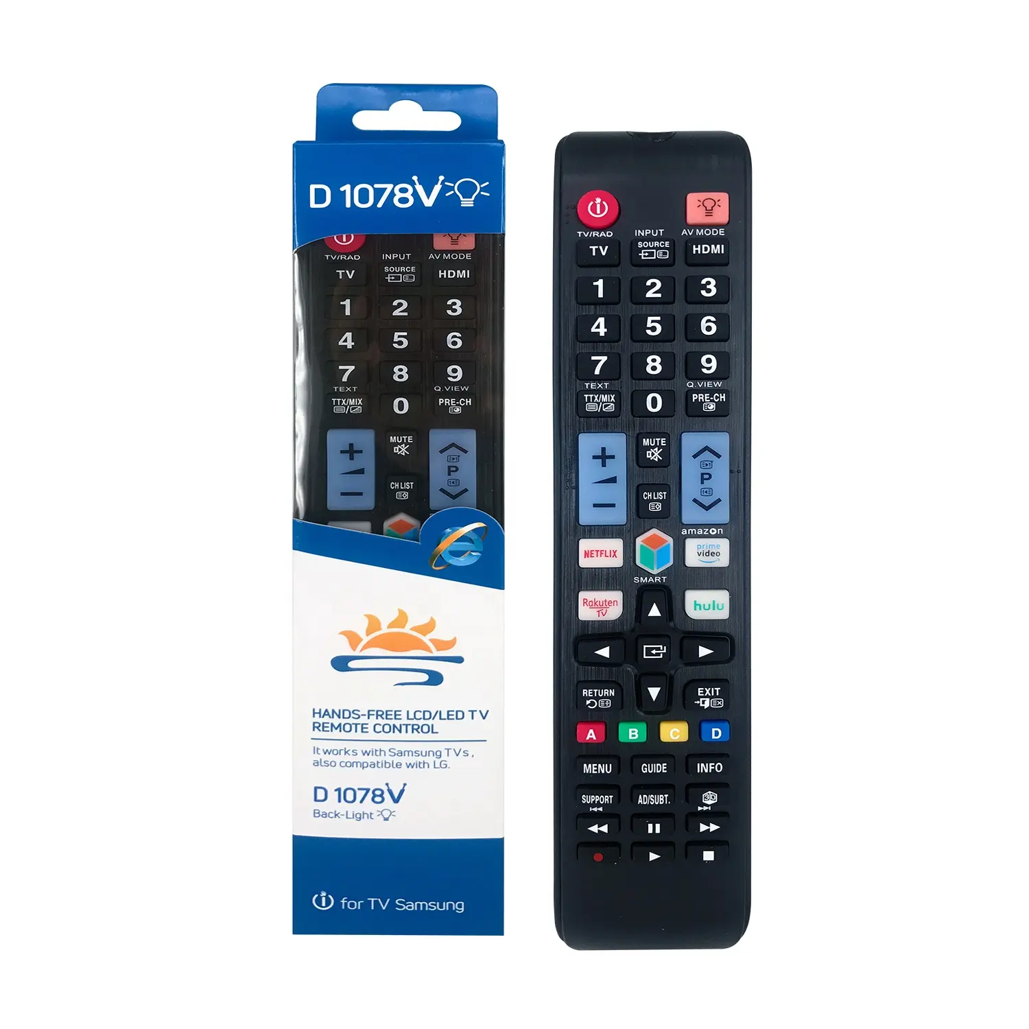 SYSTO SUN/D1078V for Samsung Universal LED LCD TV Remote Control Suitable for BN59-01198C AA59-00581A