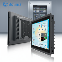 Panel PC Industrial IP65 sin Ventilador con Pantalla Táctil PCAP Intel N100 y Soporte POE para Sistemas de Automatización Industrial HMI