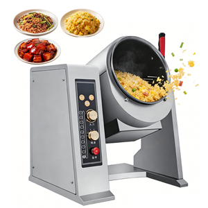 <span class=keywords><strong>Robot</strong></span> Cuiseur Automatique à Gaz pour Cuisine, Machine à Frire et à Mélanger les Aliments, Wok Rotatif pour Riz Frit, <span class=keywords><strong>Robot</strong></span> Cuiseur Wok Chef - Product Image 2