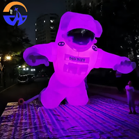 2026 Décoration publicitaire gonflable suspendue géante de type astronaute avec lumières LED, motif de dessin animé, pour affichage extérieur, Oxford