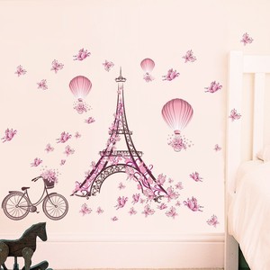 Papier peint floral <span class=keywords><strong>romantique</strong></span> personnalisé en gros, fond 3D, grande taille, autocollant mural en PVC Art Déco - Product Image 4