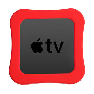 Housse de protection en Silicone pour Apple TV 4K <span class=keywords><strong>TV6</strong></span> Box étui de protection antichoc en caoutchouc Silicone - Product Image 1