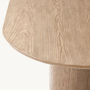 Fornitura Diretta dalla Fabbrica Mobili per Sala da Pranzo Tavolo in Legno Massello Ovale Tavolo da Pranzo con Basamento a 2 Gambe - Product Image 5