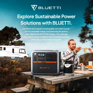 Bluetti In-Stock Portable Power Station Solar Generator Battery With Folding Portable Solar Panels For Outdoor Home