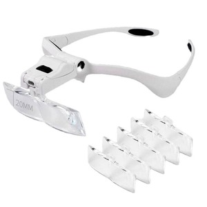 Lentes de aumento de alta definición con LED duales, ideales para lectura y uso estético, 1/1.5/2/2.5/3.5x - Product Image 4