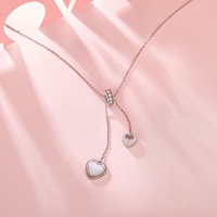 925 argent Sterling bijoux de mode colliers bijoux fins zircone papillon coeur oiseau Lotus croix pendentif collier réglable