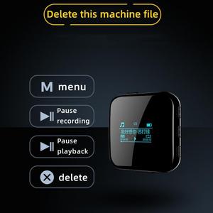 Mới Nhất Đầy Đủ Nút Mini Bt MP3 <span class=keywords><strong>MP4</strong></span> Máy Nghe Nhạc 16GB 32GB Thể Thao Âm Nhạc Máy Nghe Nhạc AI Thông Minh HD Tiếng Ồn Ghi Âm Ghi Âm Bút Với Trở Lại Clip - Product Image 5