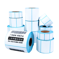 Étiquettes autocollantes pour codes-barres, taille personnalisée 3x3, 3x4, 3x5 pouces, thermiques directes, imperméables, autocollantes, marque Express Yoko
