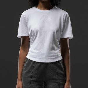 Summer High Quality Side Drawstring Fashion Athletic <b>T</b>-<b>shirts</b> Girls Top Women Running Gym <b>Yoga</b> Adjustable Tee - Product Image 5