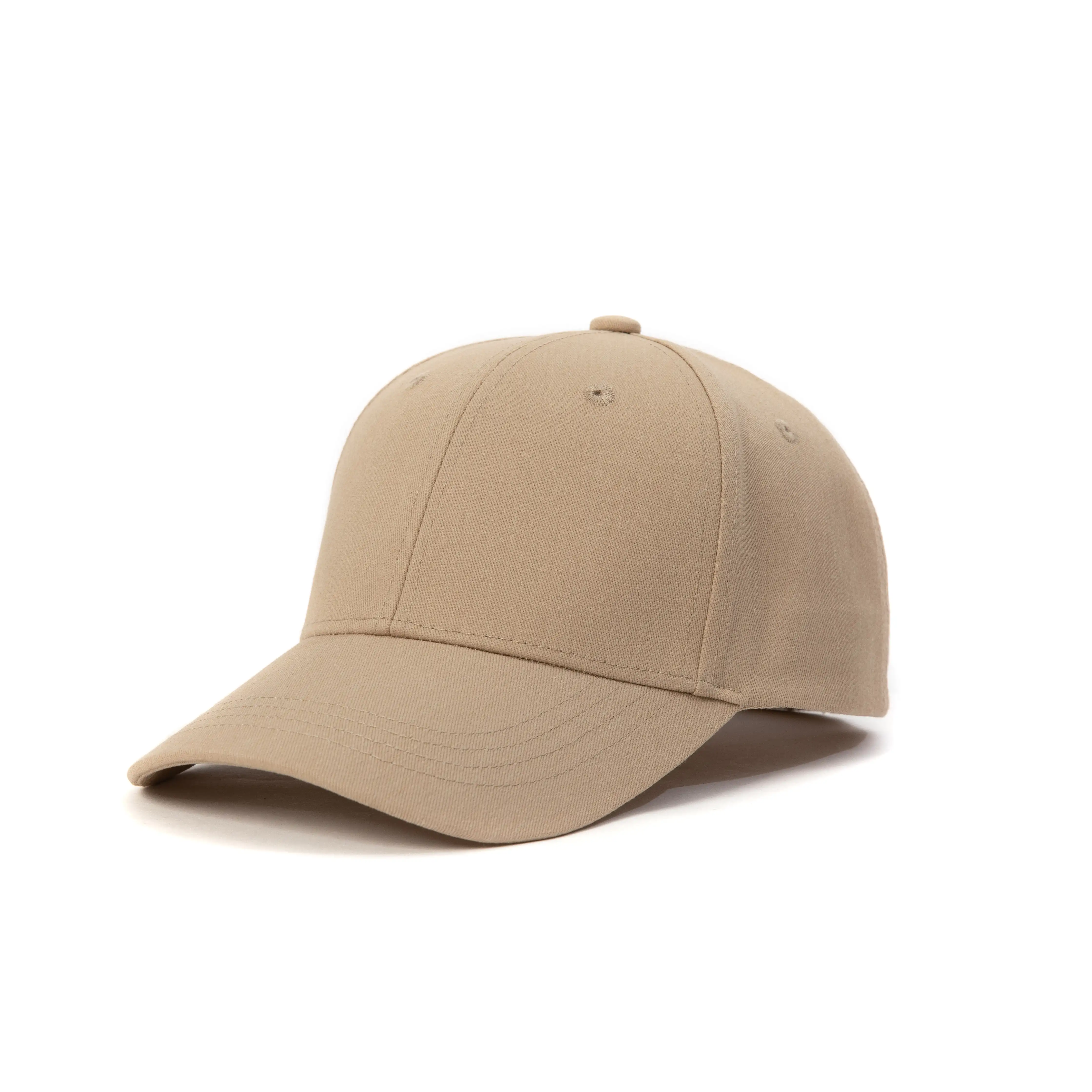 Benutzer definiertes Logo Adult Cotton Private Label Designer Stickerei Frauen Männer Blank Outdoor Sport Baseball Caps Hut