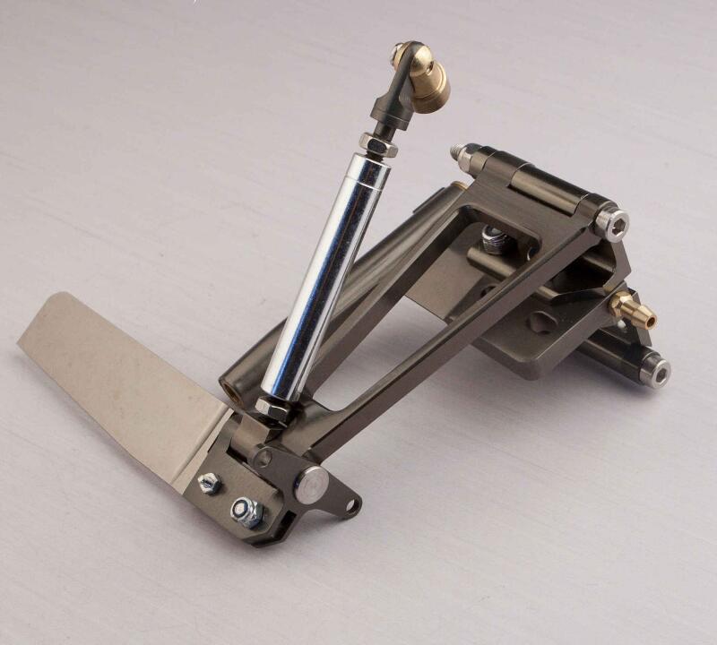 Gouvernail En Alu 6061 Pour Bateau RC – Prise D’eau Intégrée, 95 Mm, Bleu