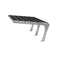 Structure de montage de panneaux solaires en acier CHIKO, surface anodisée, certifiée Intertek, système de support au sol pour carport, étanche