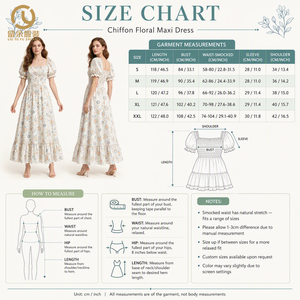 Abito Estivo Elegante in Chiffon con Stampa Floreale, Vestito Lungo Francese a Maniche Corte per Donna, Abiti Casual da Donna all'Ingrosso - Product Image 3