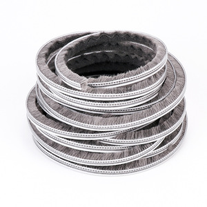 CLJ cửa nhôm cửa sổ phụ kiện len đống bàn chải thời tiết sọc với vây bụi bảo vệ cho cửa nhôm - Product Image 5