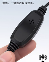 Écouteur filaire Type-C pour téléphone portable avec suppression active du bruit (ANC), cordon de 1,2 m, écouteur unique avec microphone
