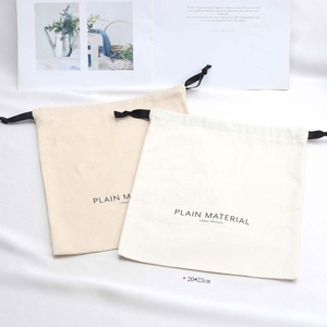 Bolsa de lona de algodón ecológica personalizada, bolsa de compras con cordón, zapatos naturales, ropa, bolso, bolsas de almacenamiento para el polvo - Product Image 2