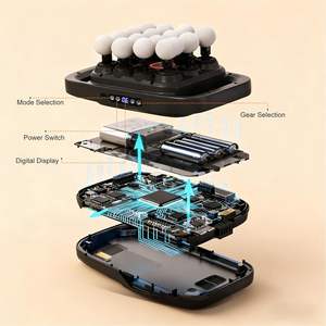 ปืนนวดกระแทก 16 หัว ความเร็ว 1200-3200 รอบต่อนาที สำหรับนักกีฬา ช่วยบรรเทาอาการปวดกล้ามเนื้อลึก ด้วยมอเตอร์ DC และสามารถชาร์จซ้ำได้ - Product Image 2