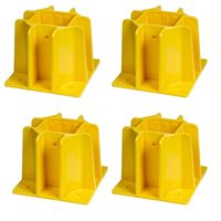 OEM 72999 72989 Reusable Fall Protection Accessories Engineering Safety Guardrail Base 4 Pack Washers Drill Bit Fasteners
