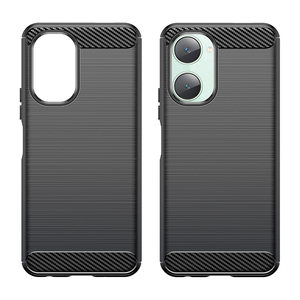 Funda Protectora Trasera para Teléfono 2026 Jmax Ultrafina, Resistente a Golpes, de <span class=keywords><strong>Fibra</strong></span> de Carbono Cepillada, Suave, Anti-Huellas, para <span class=keywords><strong>Y</strong></span> <span class=keywords><strong>02</strong></span> 03 18 30 33 E 5g - Product Image 2