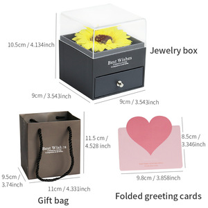 <span class=keywords><strong>Regalos</strong></span> de Navidad <span class=keywords><strong>PARA</strong></span> EL Día de San Valentín, flores de jabón eternas <span class=keywords><strong>para</strong></span> siempre, girasol Artificial, joyero acrílico, <span class=keywords><strong>regalos</strong></span> <span class=keywords><strong>para</strong></span> mamá y Mujer - Product Image 4