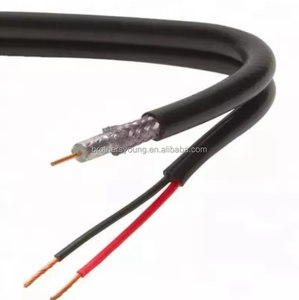 Nhà máy cung cấp Xiêm RG59 0.81ccs 2C/18AWG cáp đồng trục với điện - Product Image 4