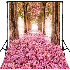 5x 7フィート/150 × 210センチメートルPhoto Backdrop <span class=keywords><strong>Background</strong></span> Children Photo Festival Outside Forest Scenic Photography Privacy Flower <span class=keywords><strong>Background</strong></span> - Product Image 5