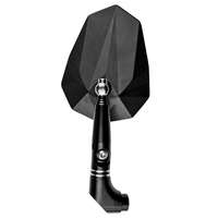 Rétroviseur de guidon de moto anti-éblouissement haute définition, rétroviseur pliable en aluminium billette personnalisé pour moto sportive et scooter