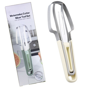 New Arrival Hot Sale Melon Scoop <b>Fruit</b> Scooper <b>Tool</b> 3 in 1 Watermelon Cutter Slicer - Product Image 2