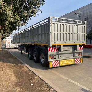 Semi-remorque à trois niveaux pour clôtures, bétail et volailles, remorque utilitaire et de transport de 12 m, Chine - Product Image 2