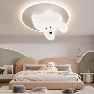 Baby Room per bambini luce da soffitto carina orso decorazione per la casa nuvola cerchio minimalista creativo di lusso <span class=keywords><strong>lampadario</strong></span> a LED - Product Image 1