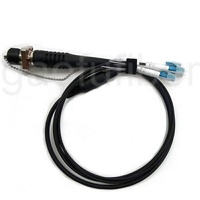 Outdoor 5G IP67 Rated Stainless Steel ODC to ODC LC Tactical Armored Fibre Optical Patch Cable with Drum for Broadcast 2/4 Cores