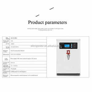 <span class=keywords><strong>Fontaine</strong></span> à eau potable commerciale autoportante en acier inoxydable avec réservoir de 6 L 220 V, distribution d'eau chaude/froide - Product Image 2