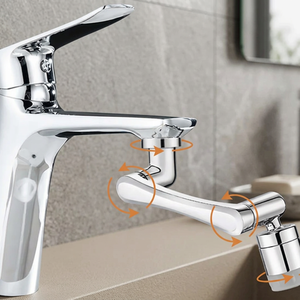 Grifo de Lavabo Mucit Home Cromado con Ahorro de Agua, 4 Modos Ajustables, Tipo Cascada - Product Image 3