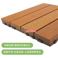 Ubin Lantai Bambu Persegi Gaya Cina Tahan Air Anti Lembab Anti Korosi Tahan Busuk Sistem Interlocking DIY