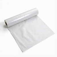 Rouleau de feutre de protection de sol auto-adhésif en polyester blanc, feutre aiguilleté, protection de sol en tissu non tissé