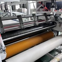 Machine de laminage automatique pour bois, panneaux MDF, PVC pour animaux de compagnie, film HPL, PUR avec moteur et puissance de 21 kW