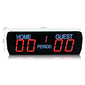 YIZHI-Marcador LED electrónico de baloncesto para deportes de interior, tablero digital LED de 5 dígitos para tenis de mesa, voleibol, fútbol - Product Image 2