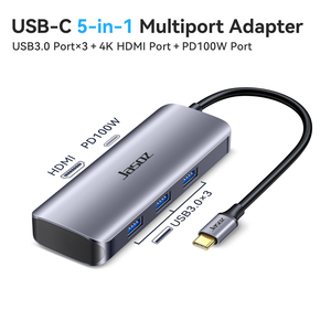 Jasoz Chất lượng cao tùy chỉnh Type-C <span class=keywords><strong>HUB</strong></span> 1 USB3.0 * 3 + <span class=keywords><strong>Gigabit</strong></span> <span class=keywords><strong>RJ45</strong></span> điện hỗ trợ MacBook Multiport Docking Station trong kho - Product Image 2
