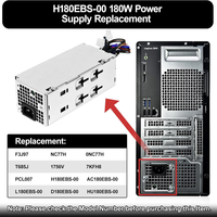 AC180EBS-00 PCL007 baru catu daya 180W untuk Dell Vostro 3690 3710 Optiplex 3900 3901 3990 3991 H180EBS-00 D180EBS-00 NC77H