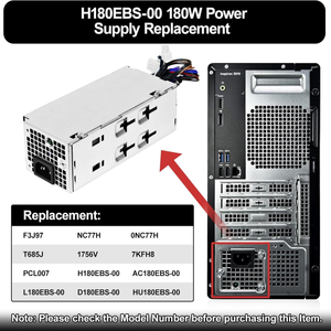 Nouvelle alimentation PCL007 AC180EBS-00 180W pour Dell <span class=keywords><strong>Vostro</strong></span> 3690 <span class=keywords><strong>3710</strong></span> Optiplex 3900 3901 3990 3991 H180EBS-00 D180EBS-00 NC77H - Product Image 4