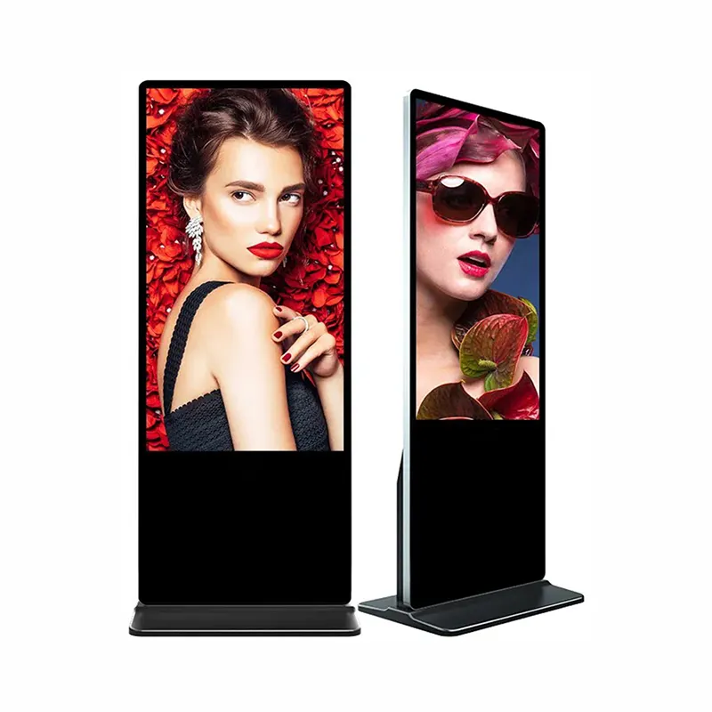 수직 HD 디스플레이 LCD 영상 플레이어 지능형 문의 올인원 터치 제어 광고기
