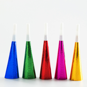 Cornetas de Madera para Niños, Juguetes para Fiestas de <span class=keywords><strong>Cumpleaños</strong></span>, Accesorios de Animación, Artículos de Ruido para Graduaciones y Diwali, Gran Venta - Product Image 3