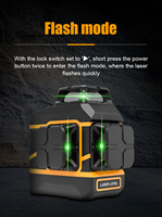 INORM Auto-nivelant 3x360 °   Niveau laser 3D à 12 lignes vertes pour la construction, batterie rechargeable 4000 mAh, télécommande