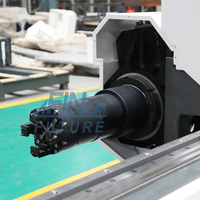 Machines de découpe laser à fibre pour tubes métalliques de petite taille FIN Industrial 6012 1500w 2000w 3000w 3 kilowatts avec source laser maximale de 3 kW