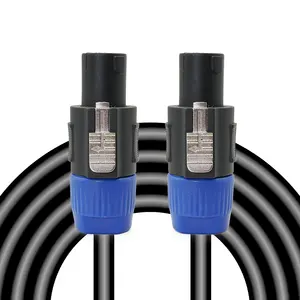 Cable de Micrófono de Alta Calidad, Cable de Audio con Conector <span class=keywords><strong>Speakon</strong></span> Macho a <span class=keywords><strong>Speakon</strong></span> Macho, Cable de Altavoz con Conector de Audio - Product Image 1