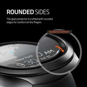 Pour <span class=keywords><strong>Samsung</strong></span> <span class=keywords><strong>Gear</strong></span> S2 <span class=keywords><strong>S3</strong></span> Classic Frontier Sports Watch HD Protecteur d'écran en verre trempé Film anti-rayures Couverture anti-explosion - Product Image 3