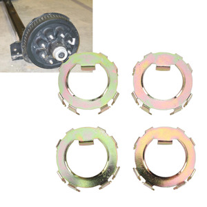 4 pièces de retenue d'écrou de broche de remorque Fixation sécurisée de l'écrou de broche de roue Remplacement pour l'écrou de blocage EZ-Lube 2 à l'essieu <span class=keywords><strong>8K</strong></span> Dexter - Product Image 6