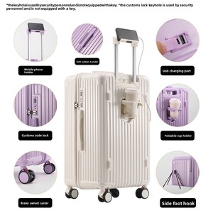 Maleta con Ruedas de Gran Capacidad y 30 Pulgadas, Resistente y Duradera, con Candado TSA, Juego de Maletas Unisex, Logotipo Personalizado - Product Image 2
