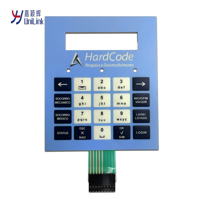 Custom Made Waterproof Membrane Switch with Leds High Quality PVC PC PET Membrane Switch Touch Panel for Industrial equipment